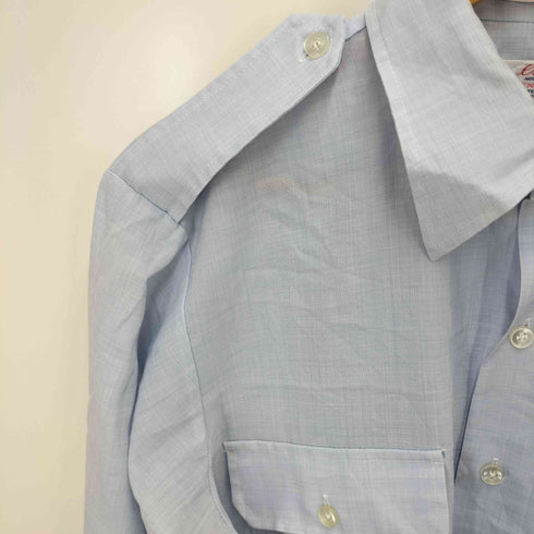クレイトン CREIGHTON 70s USA製襟芯ミリタリーシャツ メンズ  16-34